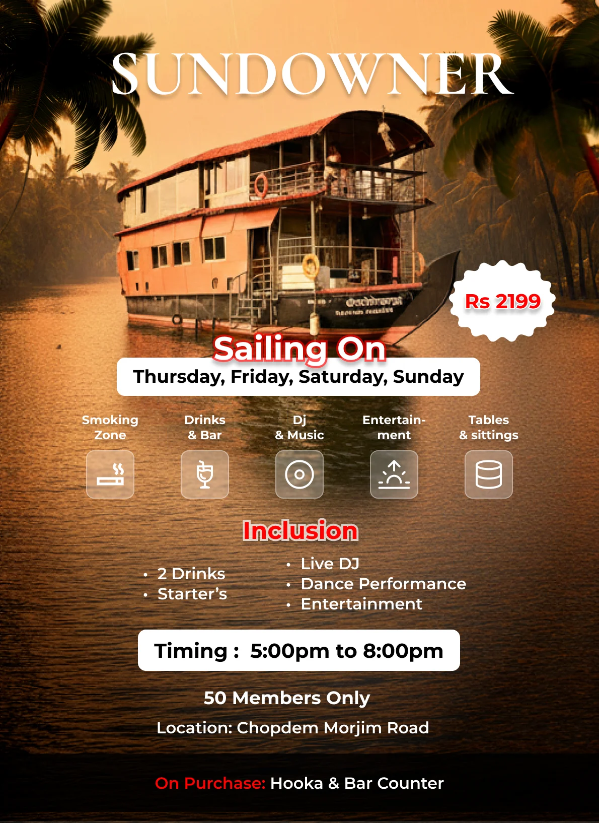 Best sundowner in Goa