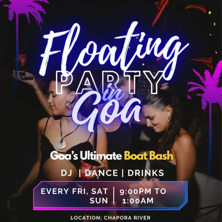 Floating Boat Party In Goa