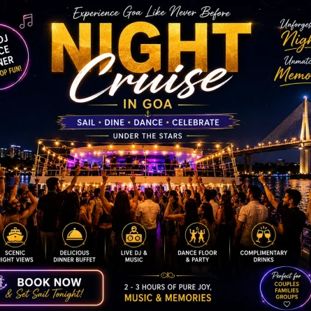 Night Cruise Party in Goa